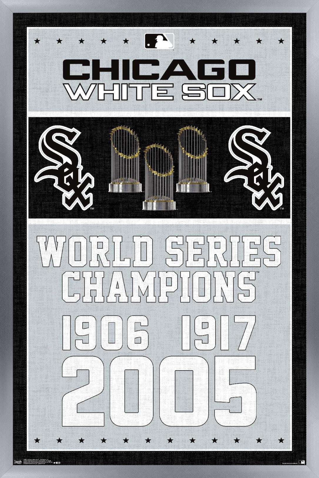 MLB Chicago White Sox - Champions 17 Wall Poster, 14.725" x 22.375", Framed