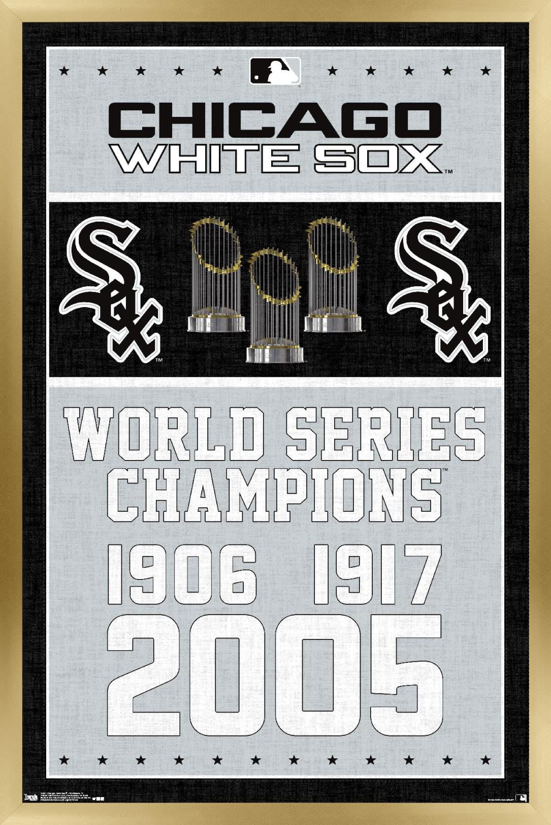 MLB Chicago White Sox - Champions 17 Wall Poster, 22.375" x 34", Framed