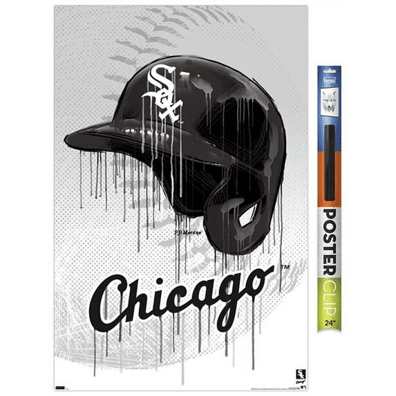 MLB Chicago White Sox - Drip Helmet 22 Wall Poster, 22.375" x 34"
