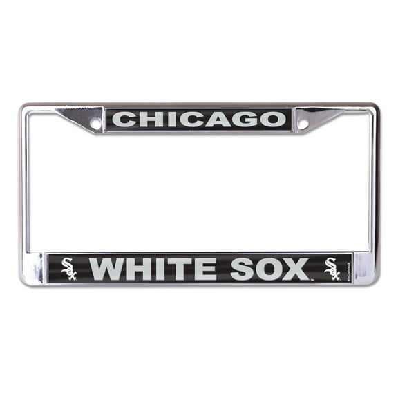 MLB Chicago White Sox Logo Mega Small Over Large License Plate Frame