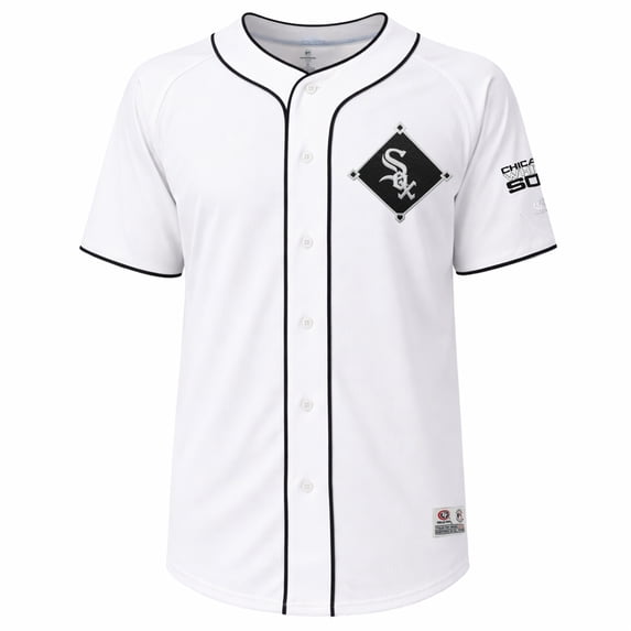 MLB Chicago White Sox Men's White Full Button Jersey