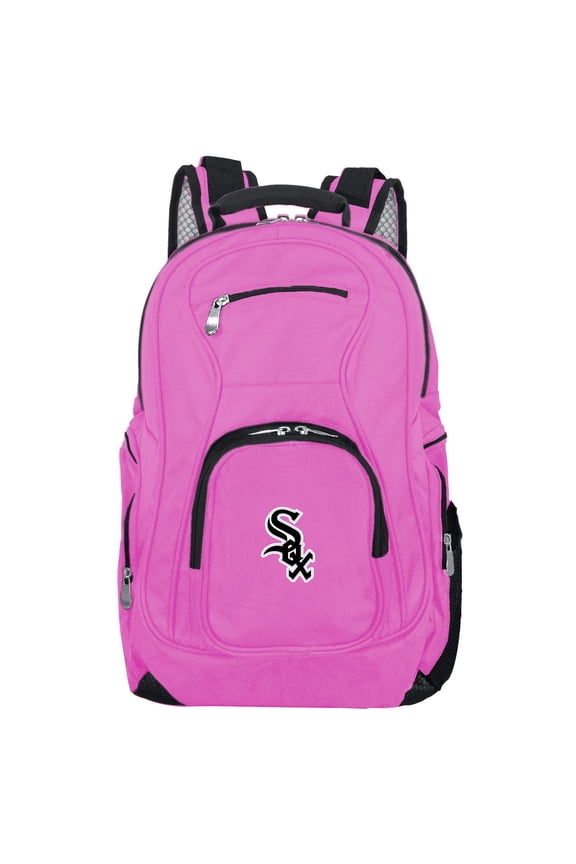 MLB Chicago White Sox Pink Premium Laptop Backpack