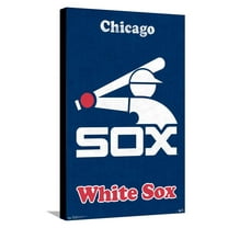 MLB Chicago White Sox - Retro Logo Canvas Wall Poster, 14.725" x 22.375"