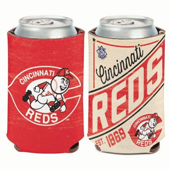 MLB Cincinnati Reds Can Cooler Vintage Design
