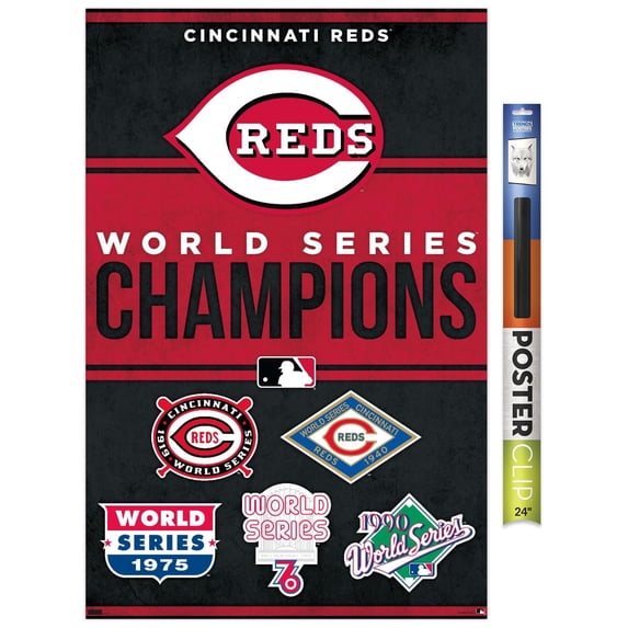 MLB Cincinnati Reds - Champions 23 Wall Poster, 22.375" x 34"