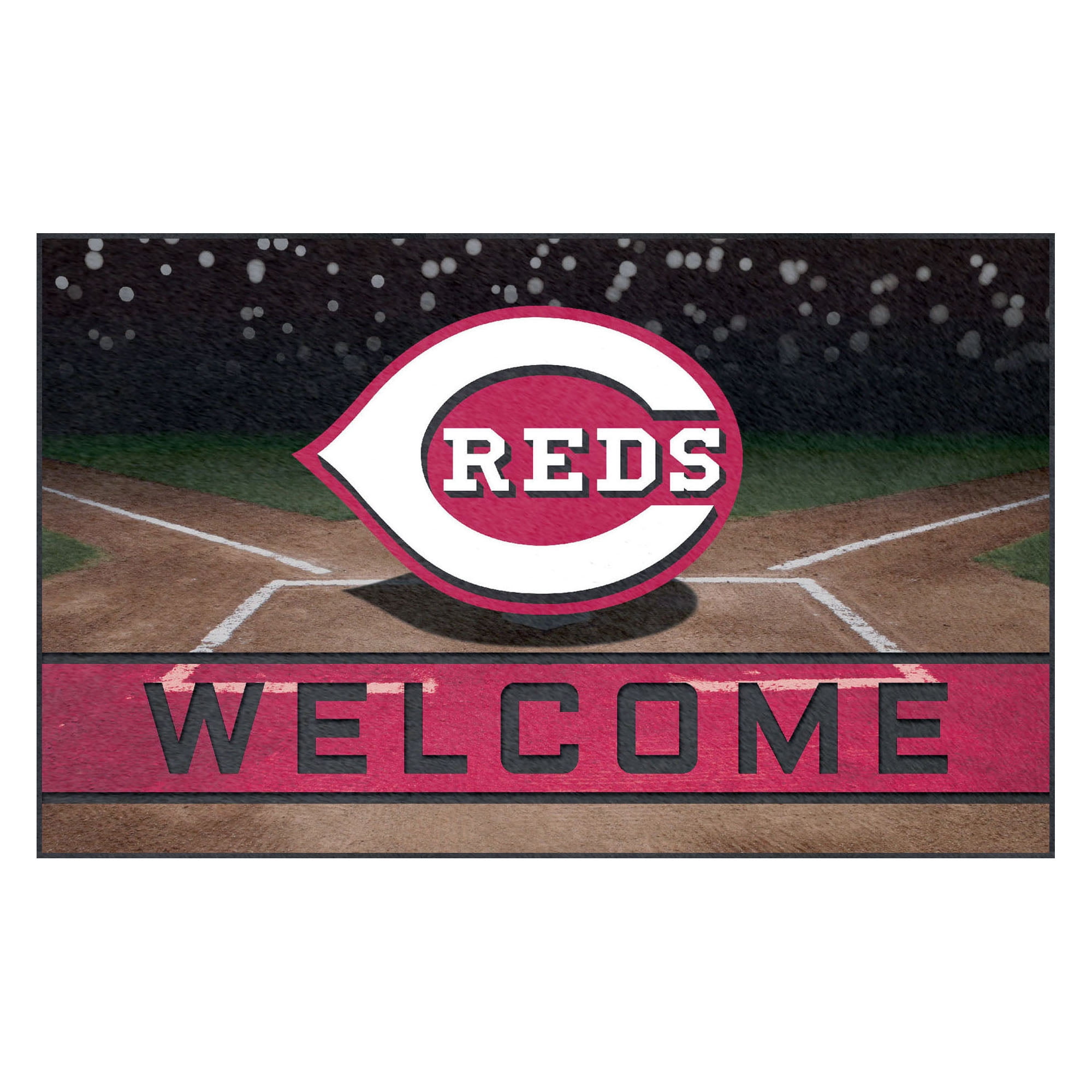 MLB Cincinnati Reds Heavy Duty Crumb Rubber Door Mat