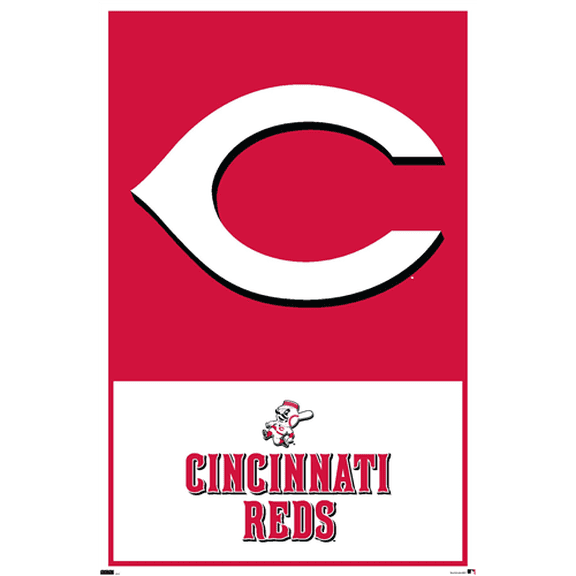 MLB Cincinnati Reds - Logo 22 Wall Poster, 14.725" x 22.375"