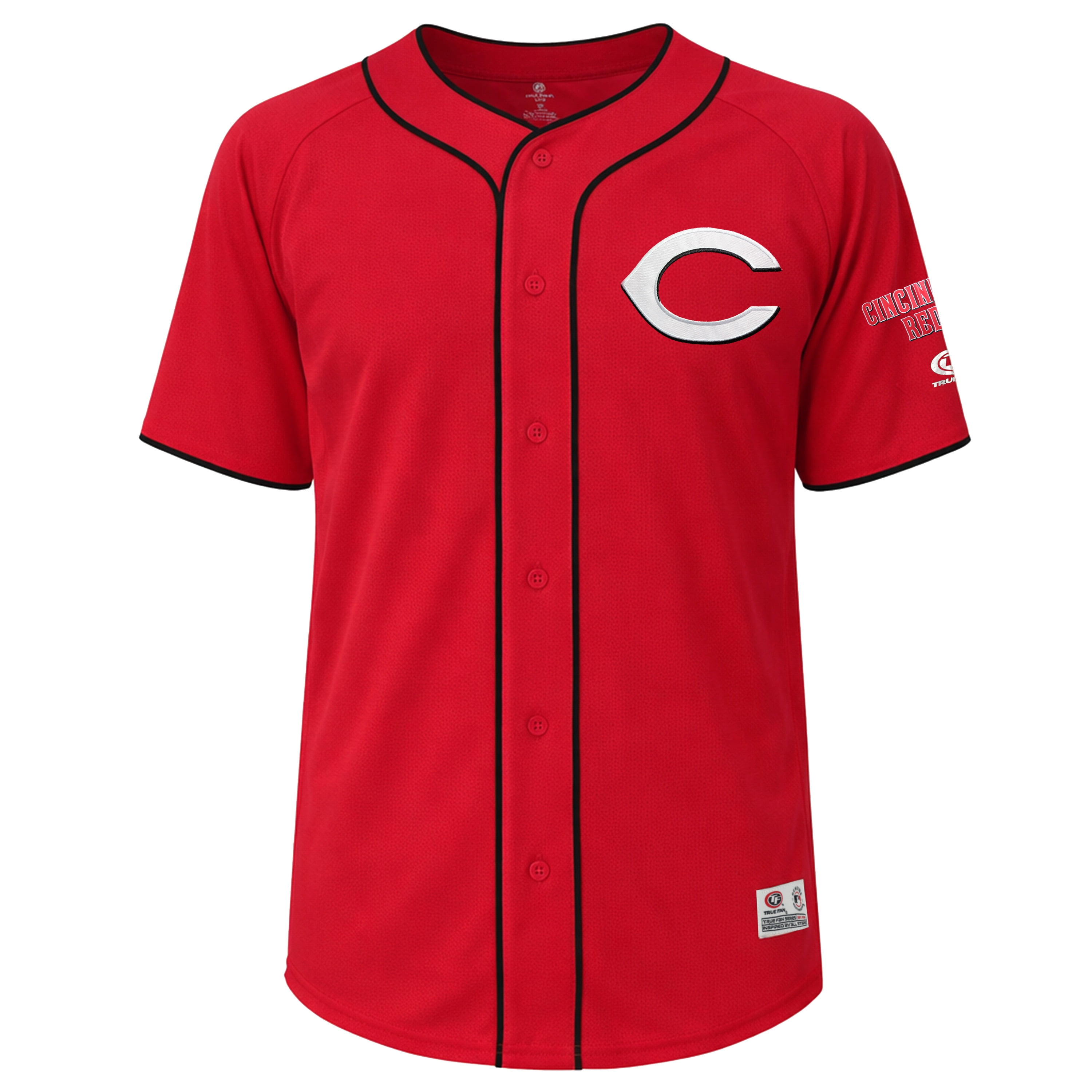 MLB Cincinnati Reds Men's Primary Color Full Button Jersey - Walmart.com