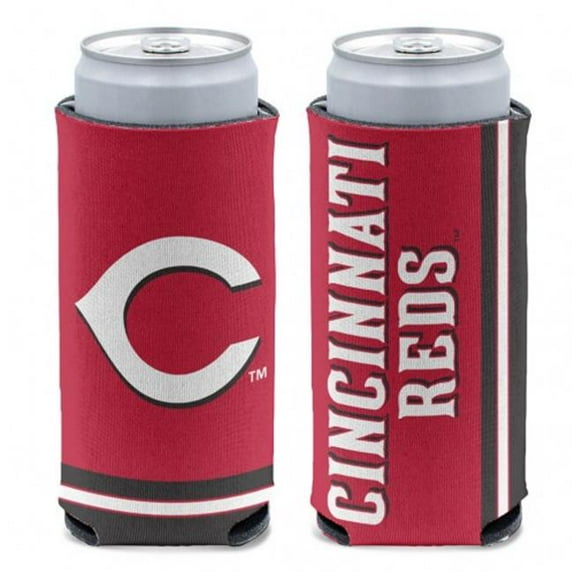 MLB Cincinnati Reds Prime 12oz Slim Can Cooler, Collapsible