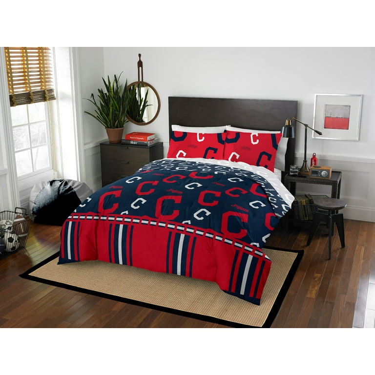 MLB Cleveland Indians Full Bed In Bag Set Walmart