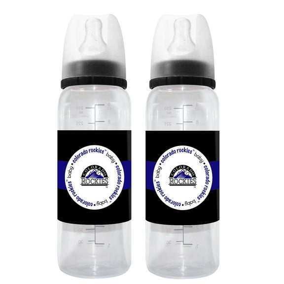 MLB Colorado Rockies 2-Pack Baby Bottles
