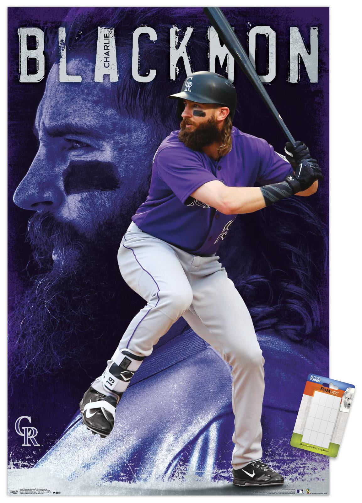 MLB Colorado Rockies - Charlie Blackmon 18 Wall Poster, 14.725 x 22.375 