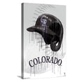 thumbnail image 1 of MLB Colorado Rockies - Drip Helmet 22 Canvas Wall Poster, 14.725" x 22.375", 1 of 4