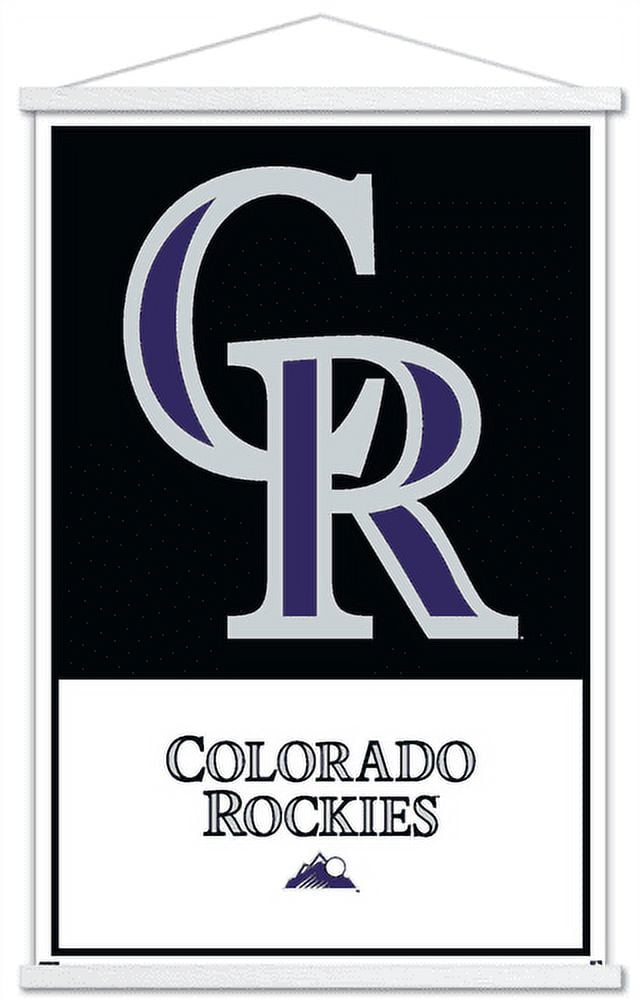 MLB Colorado Rockies Logo 22 Wall Poster, x