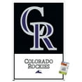 thumbnail image 1 of MLB Colorado Rockies - Logo 22 Wall Poster with Pushpins, 22.375" x 34", 1 of 5