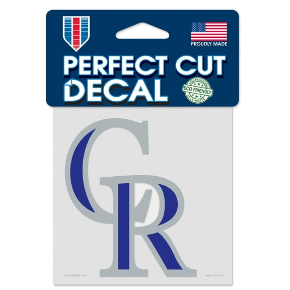 MLB Colorado Rockies Prime 4" x 4" Perfect Cut Decal