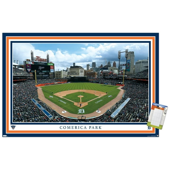 MLB Detroit Tigers - Comerica Park 22 Wall Poster, 22.375" x 34"