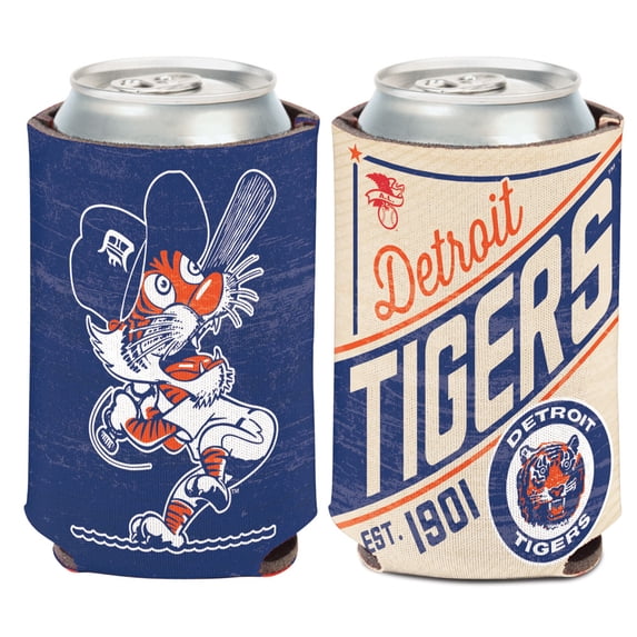 MLB Detroit Tigers Cooperstown 12oz Can Cooler, Collapsible