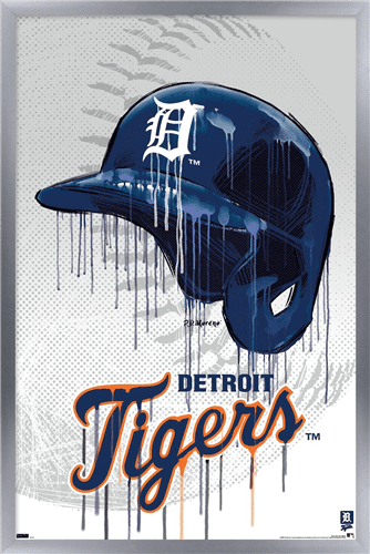 MLB DETROIT TIGERS 2023 MAGNET SCHEDULE (9" X 3 1/2"