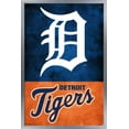 thumbnail image 1 of MLB Detroit Tigers - Logo 18 Wall Poster, 14.725" x 22.375", Framed, 1 of 5