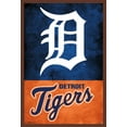 thumbnail image 1 of MLB Detroit Tigers - Logo 18 Wall Poster, 22.375" x 34", Framed, 1 of 2