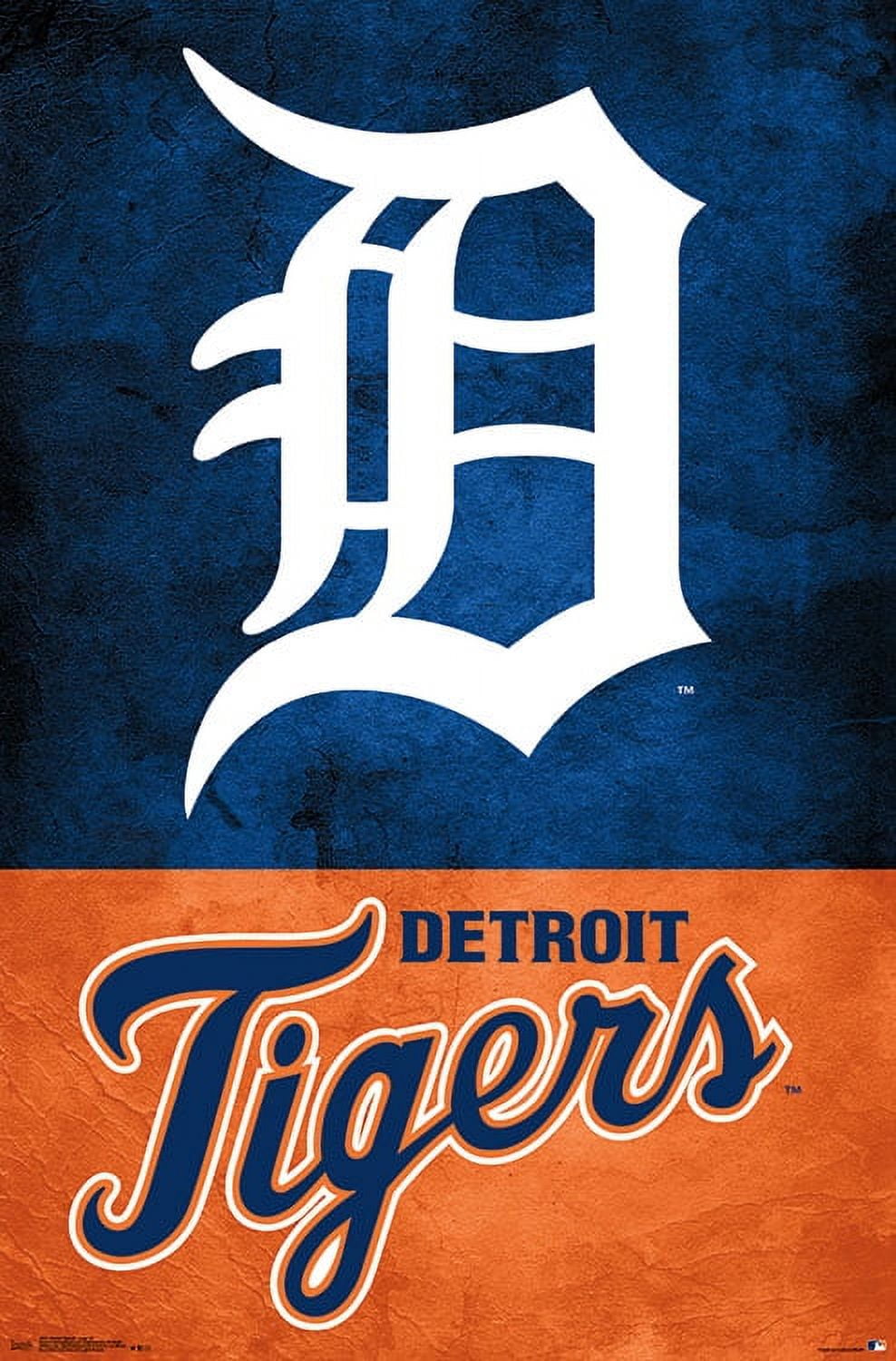 MLB Detroit Tigers - Logo 18 Wall Poster, 22.375" x 34"