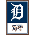 thumbnail image 1 of MLB Detroit Tigers - Logo 22 Wall Poster, 14.725" x 22.375" Framed, 1 of 5