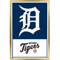 thumbnail image 1 of MLB Detroit Tigers - Logo 22 Wall Poster, 22.375" x 34" Framed, 1 of 5