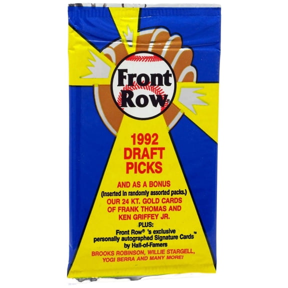 MLB Front Row 1992 Draft Picks Trading Card HOBBY Pack (10 Cards)