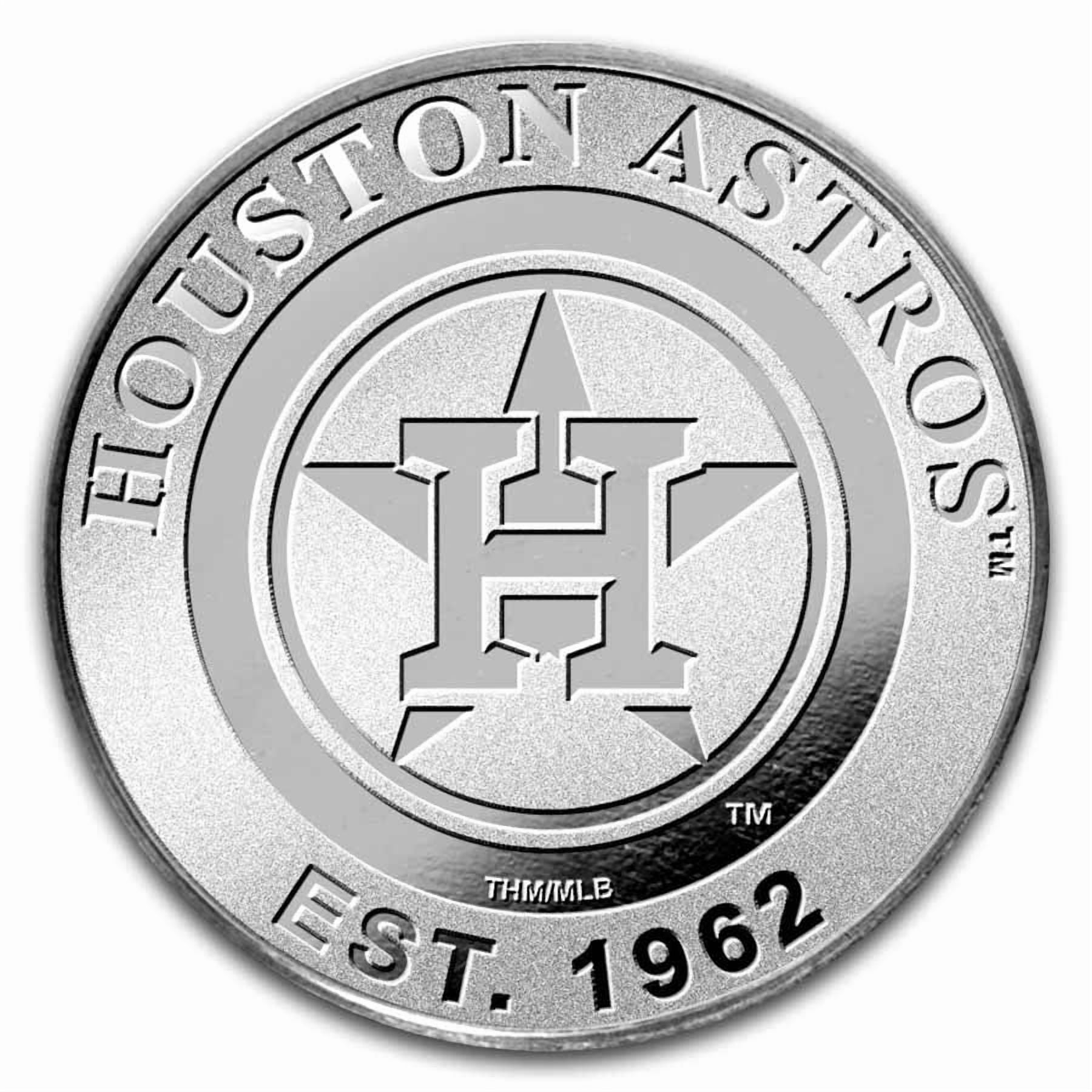 MLB Houston Astros 1 oz Silver Round (w/Box) - Walmart.com