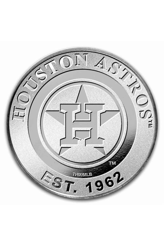 Houston Astros 1 oz Silver Round (w/Box)