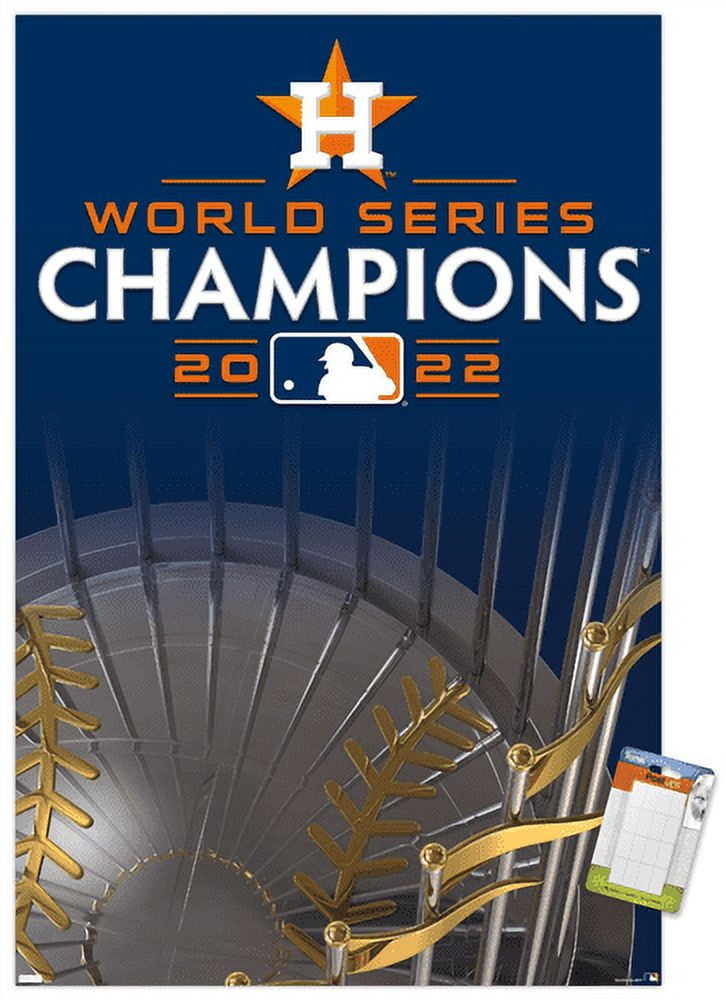 MLB Houston Astros - 2022 World Series Team Logo Wall Poster, 22.375" x 34"