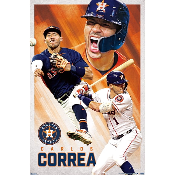 MLB Houston Astros - Carlos Correa 20 Wall Poster, 14.725" x 22.375"