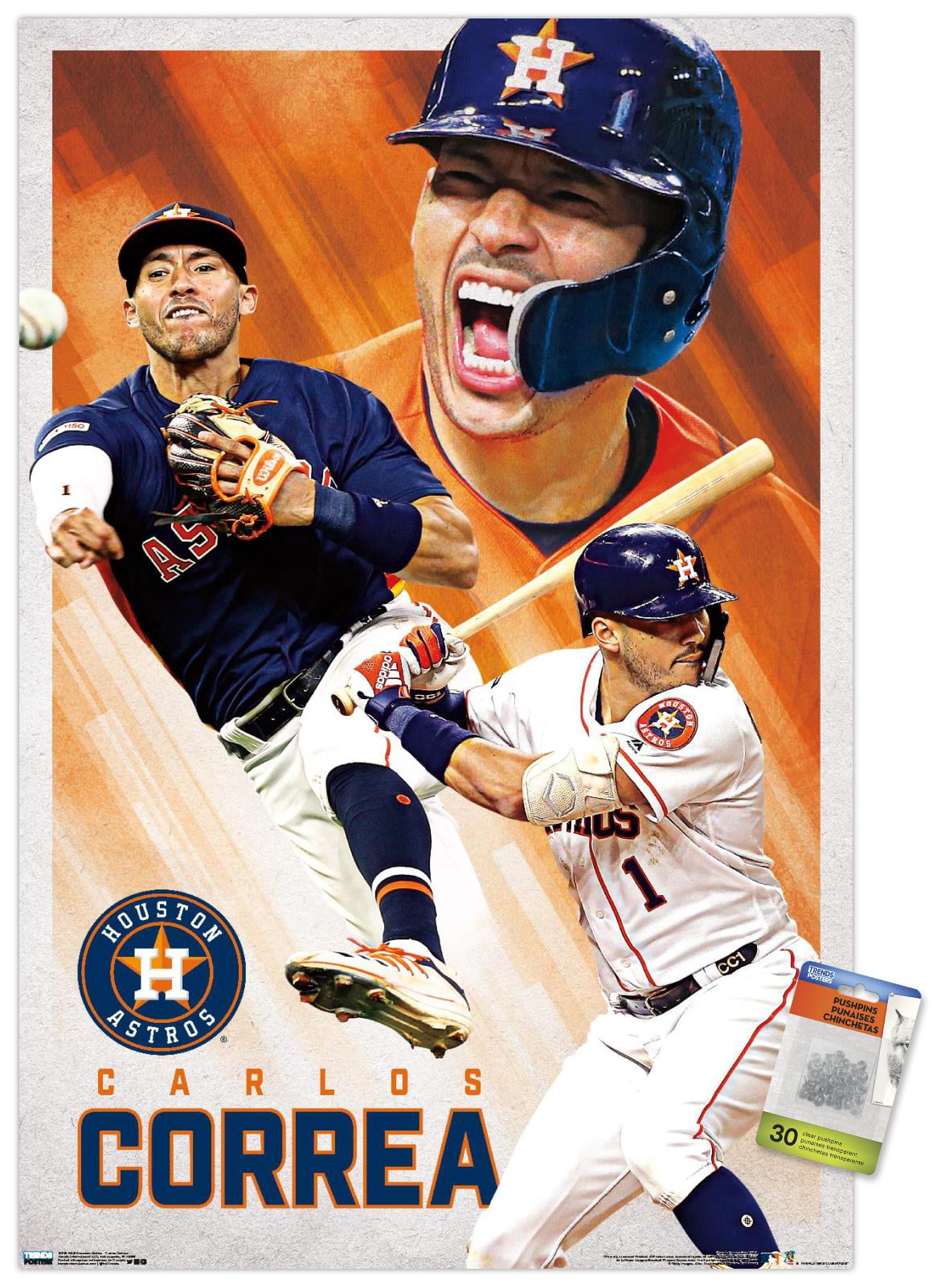 MLB Houston Astros - Carlos Correa  Houston astros, Astros, Carlos correa