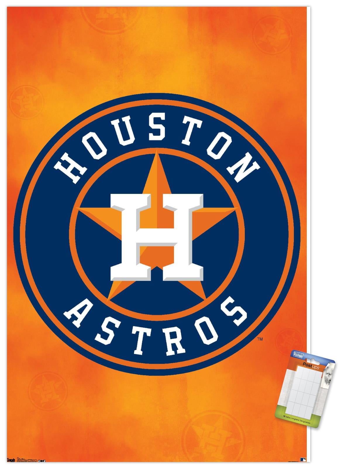 MLB Houston Astros - Logo 13 Wall Poster, 14.725" x 22.375"