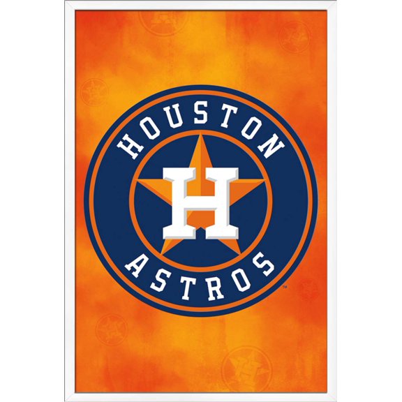 MLB Houston Astros - Logo 13 Wall Poster, 22.375" x 34", Framed