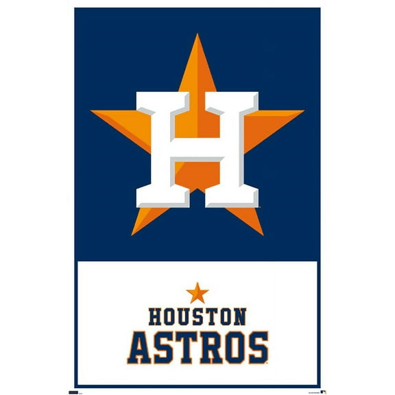 MLB Houston Astros - Logo 22 Wall Poster, 14.725" x 22.375"
