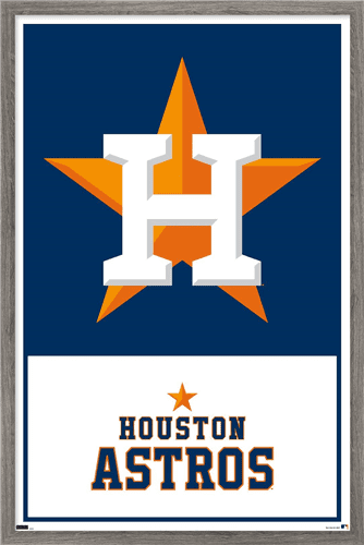 MLB Houston Astros - Logo 22 Wall Poster, 14.725 x 22.375