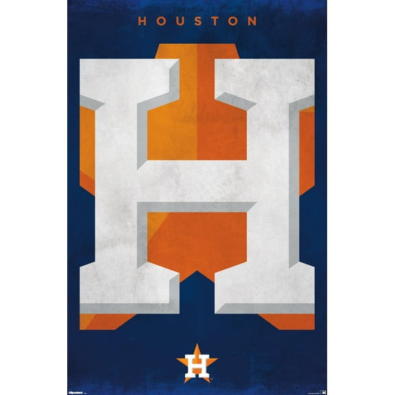 MLB Houston Astros - Logo 25 Wall Poster, 14.725" x 22.375"