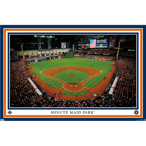 MLB Houston Astros - Minute Maid Park 22 Wall Poster, 14.725" x 22.375"