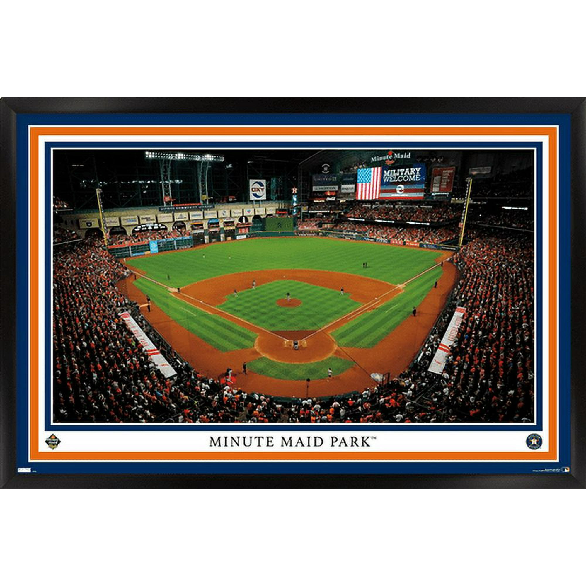 MLB Houston Astros - Logo 22 Wall Poster, 22.375 x 34 Framed