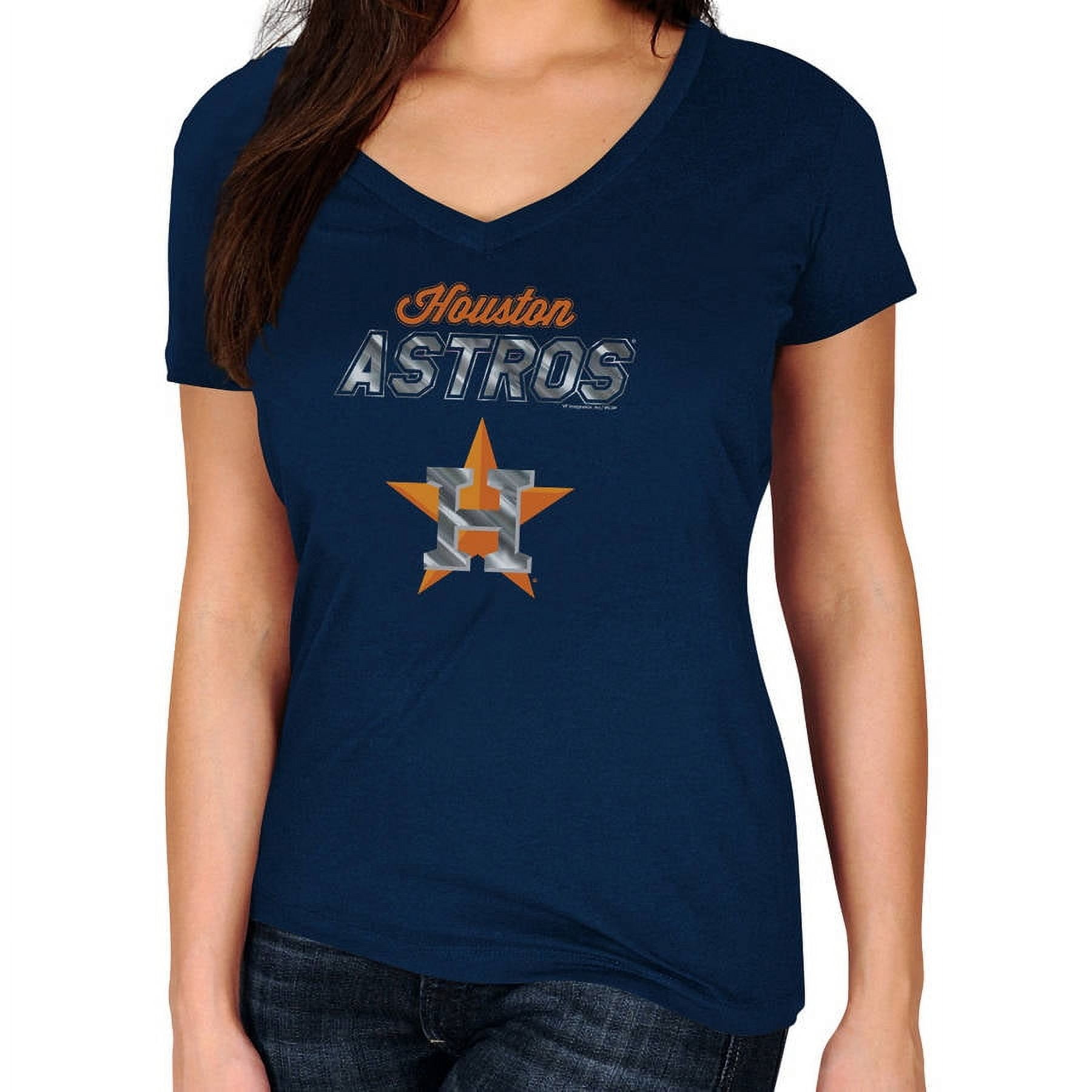 MLB Houston Astros Plus Size Women's Basic Tee 