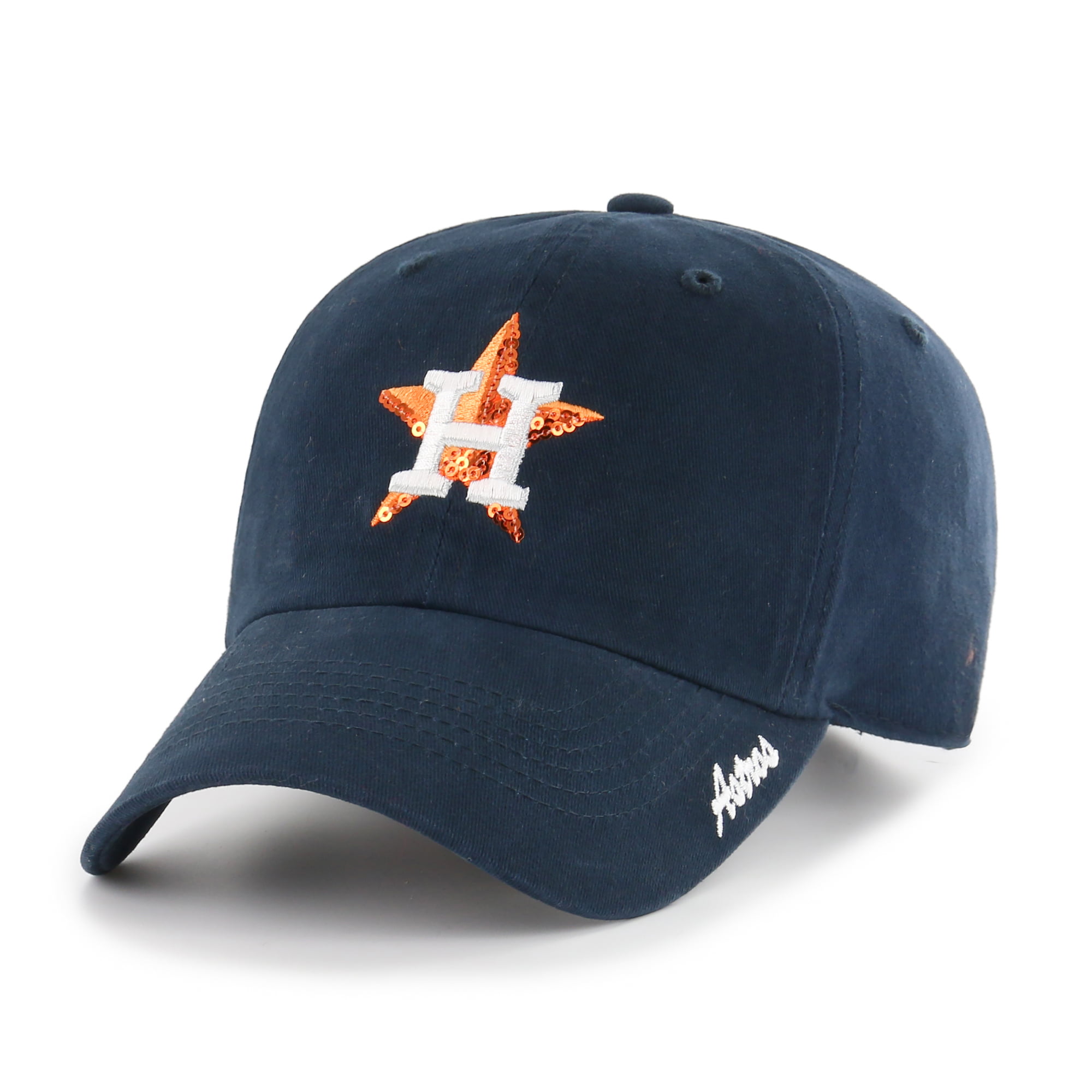 MLB Houston Astros Sparkle Women's Adjustable Cap/Hat by Fan Favorite