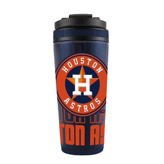 MLB Houston Astros Team Waterfall 26oz 4D Ice Shaker