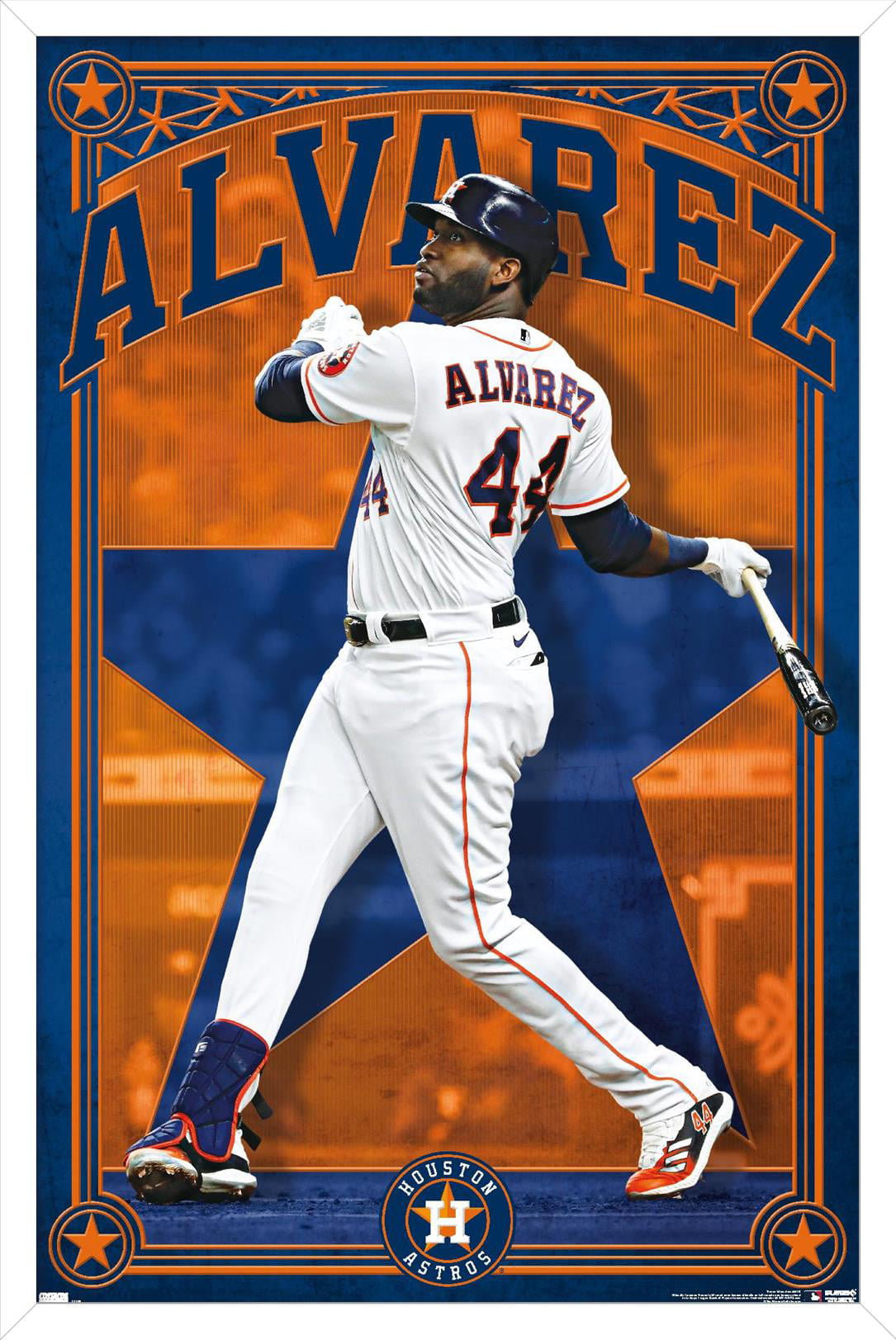 Yordan Alvarez Autographed Houston Custom Baseball Jersey - BAS