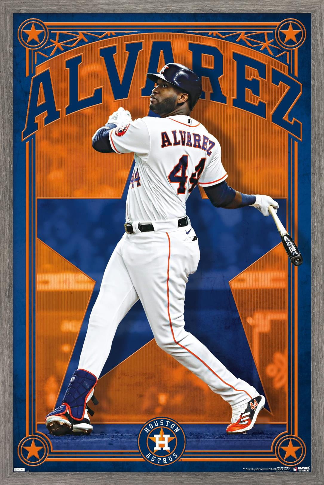 MLB Houston Astros - Yordan Alvarez 22 Wall Poster with Pushpins
