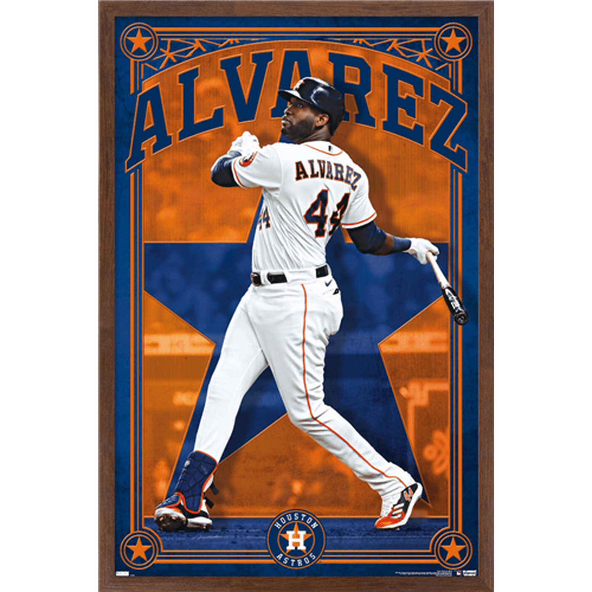 MLB Houston Astros - Yordan Alvarez 22 Wall Poster, 22.375 x 34 Framed