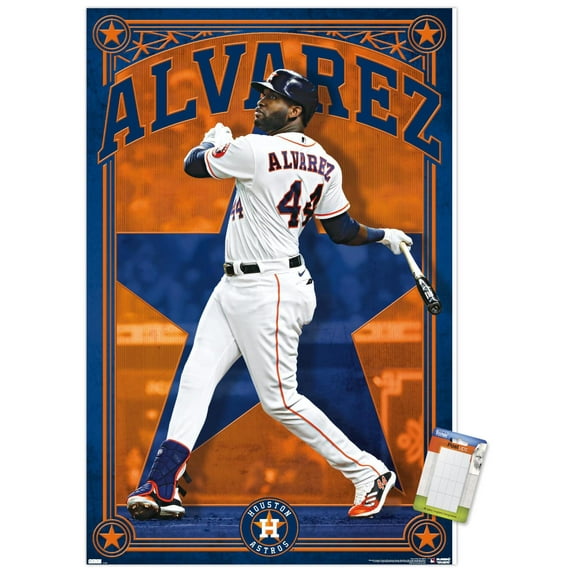 MLB Houston Astros - Yordan Alvarez 22 Wall Poster, 22.375" x 34"