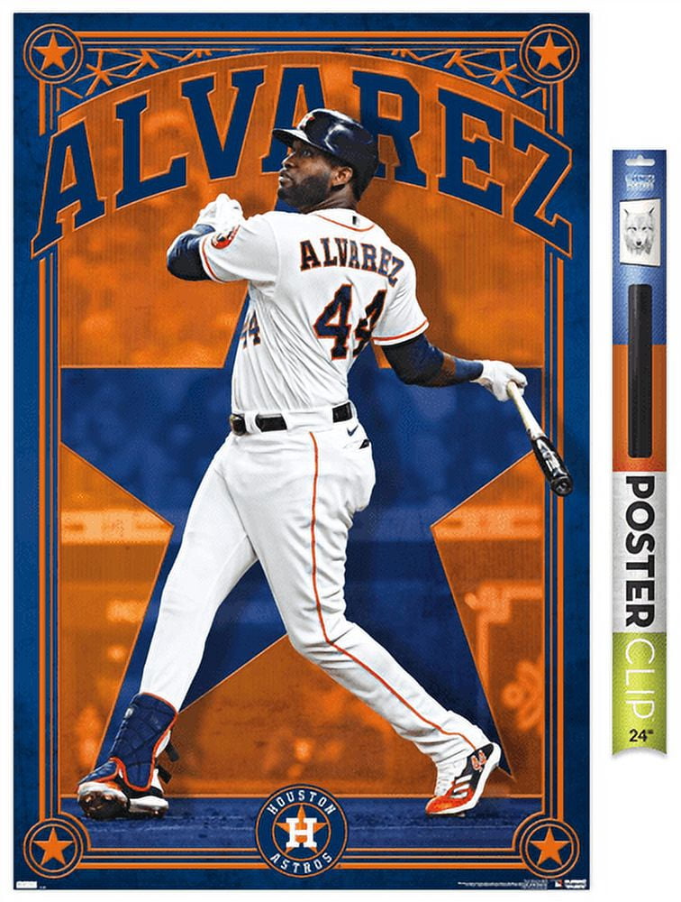 MLB Houston Astros - Yordan Alvarez 22 Wall Poster with Pushpins