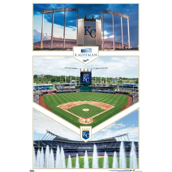 MLB Kansas City Royals - Kauffman Stadium Poster